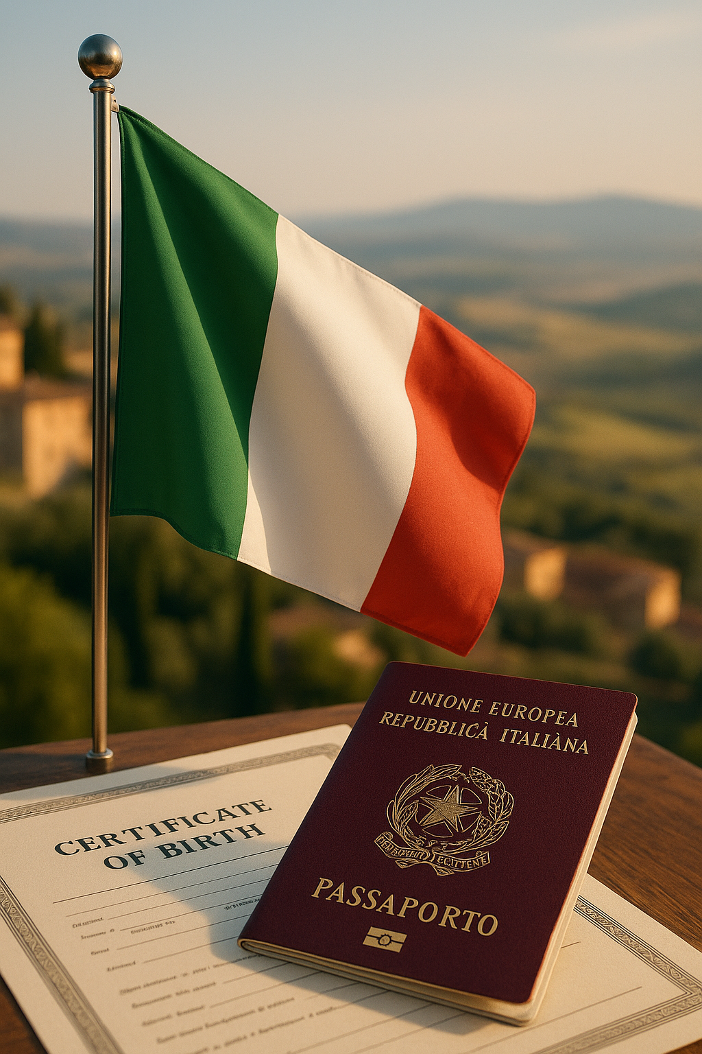 cidadania italiana em 2026 com passaporte italiano e certidão de nascimento